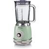 Ariete 583, Frullatore Vintage con tazza in vetro da 1,5 Litri, 4 Lame in Acciaio Inox, 4 Velocità + Pulse,1000 Watt, Verde
