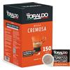 Caffè Toraldo Miscela Cremosa Cialde ESE 44 mm (150 Unità)