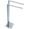 Colombo Design Piantana MiniQ B5038CR Cromo Porta Salviette 2 Bracci