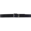 Armani Exchange Smooth Leather Belt Cintura, Blu, Taglia Unica Uomo