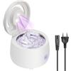Kizaten Dispositivo di pulizia ad ultrasuoni UV 43000 Hz 28 W Dental Pod per protesi, allineatori, dispositivi dentali, paradenti, testine per spazzolino da denti, gioielli, scatola per la pulizia a