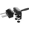 KORERPALL Morsa da Banco Multifunzione - Morsa Piccolo a 4 colonne removibile, Morsa da Tavolo a V Portatile, Morsetto Grande con Apertura da 0 a 120 mm, Adatto per Levigare, Tagliare e Forare Legno.