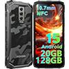 Does not apply DOOGEE Blade 10 Android 15 Rugged Smartphone, 20GB RAM +128GB ROM/2TB Telefono I