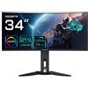 GIGABYTE Monitor da gioco curvo OLED WQHD MO34WQC da 34" - 3440x1440(WQHD), 175H