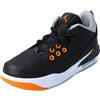 NIKE Jordan Max Aura 5 GS Grade - Scarpe da ginnastica per la scuola, alla moda, Lupo Nero Grigio Bianco Magma Arancione, 37.5 EU