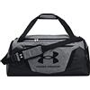 Under Armour Ua Undeniable 5.0 Duffle, Borsa sportiva Unisex - Adulto, Black/Black/Metallic Silver, S