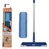 Bona microfiber mop premio, large head flat floor mop, detersivo pavimenti parquet, mocio, scopa per pavimenti, microfibra, flessibile, porta panno grande, girevole