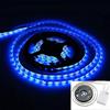 cuzile striscia di luci a LED bianche, 100 cm, scatoletta con batterie, interruttore, funzionamento a batteria, blu