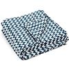 Navaris Coperta Rilassante con Pesi 135x200cm 4,8kg - Trapunta Ponderata Antistress per Conciliare il Sonno - Copertina Pesante 100% Cotone - Zig Zag
