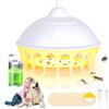 XPJBKC Trappola per pulci, nuova trappola per pulci a cupola 2025 con 10 cuscinetti adesivi, 6 modalità di luce, trappola per cimici da letto non tossica per famiglie con animali domestici