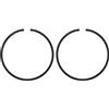 M METERXITY 2-Pz Fasce Elastiche per Pistone da 35mm x 1.2mm Fasce Elastiche Standard per Motoseghe Elettriche, Parti di Ricambio [Nero]