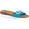 Scholl Ginni, Sandalo Donna, turchese, 41 EU