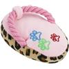 Andiker Giocattolo cigolante per cani in corda per cani durevole in morbido cotone giocattolo da masticare a forma di scarpa giocattolo interattivo per cani di piccola e media taglia (rosa)