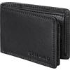STILORD 'Matteo' Portafoglio Uomo Pelle Piccolo Mini Borsellino Vera Pelle alla Moda Borsellino da Uomo Cuoio Portamonete sottile Portafoglio uomo Blocco RFID & NFC, Colore:nero
