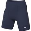 Nike W Nk DF Strike NP-Pantaloncini Pantaloni, Blu Notte/Bianco, XL Donna