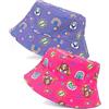 Paw Patrol Cappello da Pescatore Reversibile Ragazze | Cappellino da Sole per Bambini Skye Pink e Everest Purple Characters | Film Serie TV Articoli da Regalo