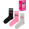Barbie calze 3 pack womens donna rosa grigio bambola nera vestiti