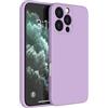Mixroom - Cover Custodia Case per iPhone 16 Pro Max Protezione Copre Fotocamera in Silicone TPU Opaco con Bordi Piatti Colore Lilla
