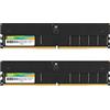 Silicon Power DDR5 64GB (2x32GB) 4800MHz (PC5-38400) 288-pin CL40 1.1V UDIMM Non-ECC Desktop RAM Computer Memory SP064GBLVU480F22