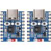 Waveshare ESP32-C6-Zero(2 PCS), ESP32-C6 Mini Development Board, Based on ESP32-C6FH8, Dual Processors, 160MHz Running Frequency, 2.4GHz WiFi 6 & BT5, ESP32 Development Board, Without Pin Header