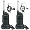 Retevis RB629 Walkie Talkie con Auricolare, PMR446 Robusta Walkie Talkie con Funzione di Clonazione Wireless, 16 Canali, VOX, Ricetrasmittenti Professionali per Sicurezza (2 Pezzi, Nero)