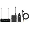 Sennheiser EW-DP ENG SET (U1/5) Sistema microfonico wireless digitale portatile UHF con ricevitore EK, trasmettitore SK Bodypack e microfono lav omnidirezionale ME2 - nero (700046)