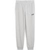 PUMA Pantaloni da Tuta con Logo Ess N. 1 da Donna L, Light Gray Heather