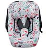 JYOKO KIDS Fodera per Ovetto compatibile con Concord Neo e Jane Koos, in Cotone (Dino Party)