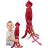 Generico Peluche Di Calamari, Animali Di Peluche Di Calamari | Peluche Gigante Animale Del Mar Rosso,Animale Di Peluche Oceanico Per Bambola Di Calamari Da 65 Cm, Per Feste In Peluche Con Animali Mor