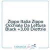 Zippo Italia Zippo Occhiale Da Lettura Black +3,00 Diottrie