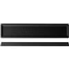 H&H, set 3 piatti rettangolari, in melamina, effetto ardesia, nero, 40x8,5xh2,6 cm