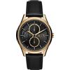 Armani Exchange orologio per uomo, movimento cronografo e cassa orologio per 42 mm con cinturino in acciaio inossiorologio perbile, pelle o silicone, Tonalità oro e carbone