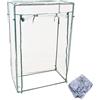 itrimaka Sostituzione Copertura Per Serra, Copertura Per Piante In PVC Trasparente Impermeabile, Protezione Per Piante Da Tenda Da Giardino Per Interni Ed Esterni, 50 X 100 X 150 CM