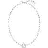 Purelei® Night Sky - Collana Statement con ciondolo a forma di luna e stelle di cristallo - 45 cm - placcato oro 18 carati, placcato oro rosa o acciaio inossidabile - chiusura a barra, scintillante e