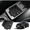 BIXUAN Captur 2 compatibile con Renault Captur 2 2020-2023 2024 2025 Organizer per console centrale con tappetino antiscivolo, accessorio per bracciolo Captur, vassoio portaoggetti per bracciolo, vano