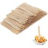 Generico 1000 PZ Forchette Forchettine in legno due punte per patatine fritte