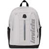 Invicta Zaino JELEK, Bianco, Luci Led, Tasche multifunzione, Per ragazzi e ragazze, Scuola, Tempo libero