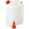 PLASTIME - Tanica in polipropilene con tappo versatore 20 litri - h48x31x19 cm