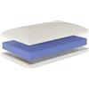 MANUFOAM - Guanciale Memory Foam Veronica Antireflusso - h15x72x42 cm