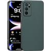 TAUYN Cover per Oppo A16 / Oppo A16s / Oppo A54s, Ultra Sottile Premium PU Pelle Indietro Custodie, Telaio in Morbido Silicone, Antiurto, AntiGraffio Proteggere Custodia - Verde