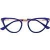 MAST INDUSTRIA ITALIANA OCCHIALI DA LETTURA TWINS PLATINUM AMNESIA BLU +2,00