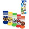Paw Patrol Socks 5 Pack Kids Boys Toddlers Characters Multicolour Footwear