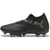 PUMA Scarpe da calcio FUTURE 8 MATCH FG/AG da donna, Scarpe, Nero/Fizzy Light/Verde Terrain, 35.5
