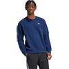 Adidas Felpa Uomo Adidas Trefoil Essentials Crew Blu