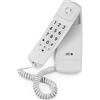 SPC Original Lite 2 - Telefono fisso da tavolo o da parete, compatto e facile da usare, segnale luminoso, 10 memorie indirette, tasti grandi, funzione di ricomposizione - Bianco