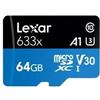 LEXAR - 633x Memoria Flash 64 Gb Microsdxc Classe 10 Uhs-i