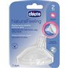CHICCO (ARTSANA SpA) Tettarella NaturalFeeling 2m+ (Flusso Medio) Chicco®