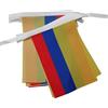 AZ FLAG Ghirlanda 6 Metri 20 Bandiere Colombia 21x15cm, Bandiera Colombiana 15 x 21 cm - Festone Bandierine