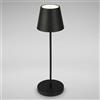 B.K.Licht - Lampada da tavolo dimmerabile senza fili, lampada da comodino a LED con tocco come decorazione per balconi, esterni, camera da letto, soggiorno, giardino, USB-C