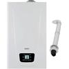 Baxi Caldaia a Condensazione Murale a Gas Metano / GPL 24 kW per Riscaldamento e Acqua Calda Sanitaria - A7722082 Duo-Tec Compact E 24 + Kit fumi Coassiale